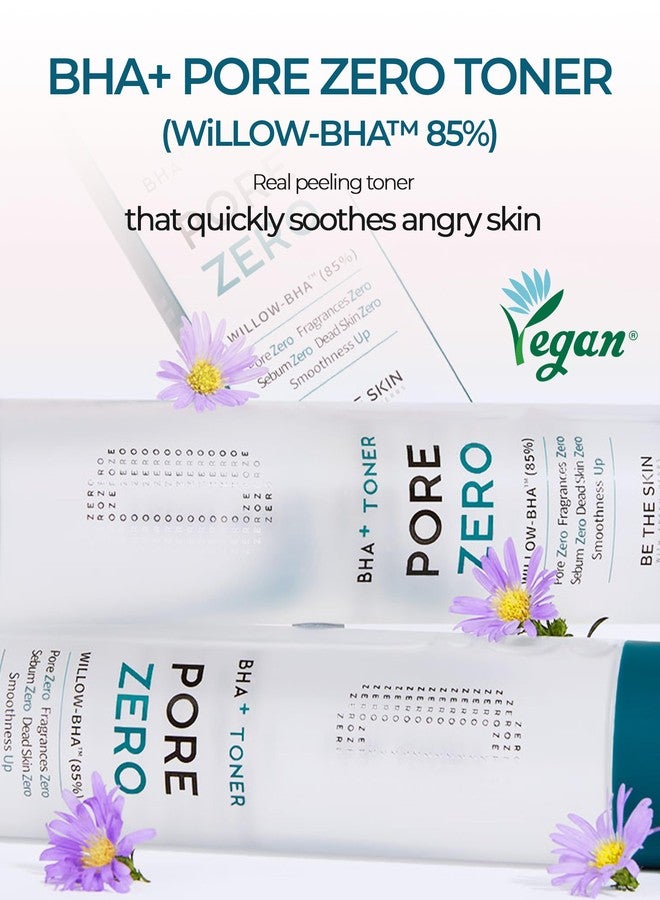 BE THE SKIN كن بشرة بي إتش إيه + تونر يومي مقشر زيرو للبشرة - تونر كوري لتقليص المسام للبشرة المعرضة لحب الشباب - حمض الساليسيليك للمسام والزهم، 5.07 أونصة سائلة. - Image 2