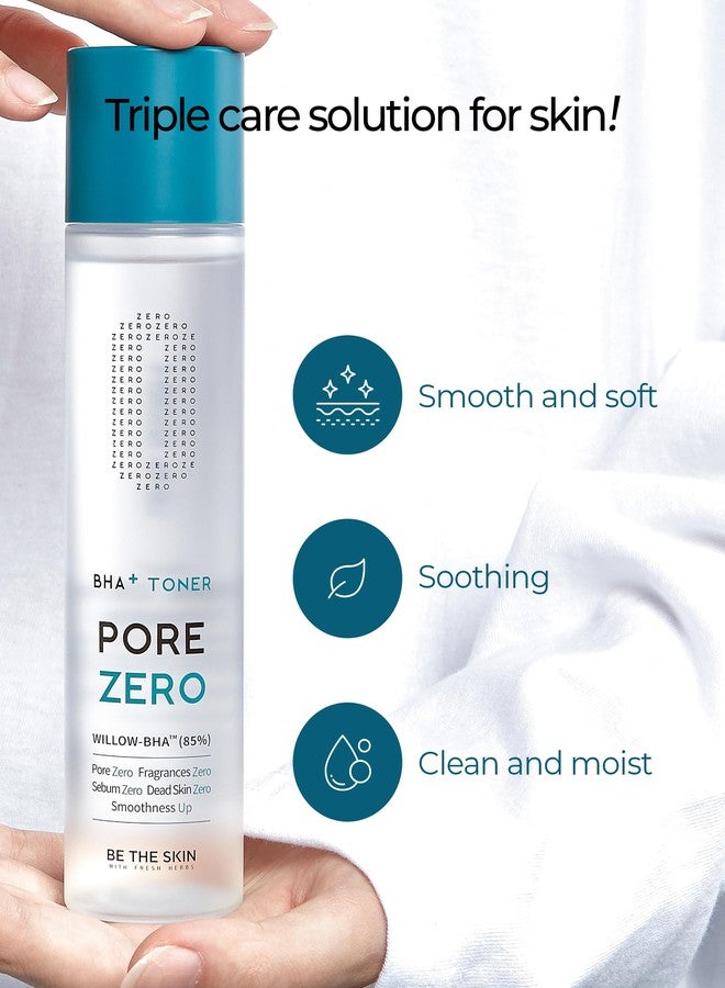 BE THE SKIN كن بشرة بي إتش إيه + تونر يومي مقشر زيرو للبشرة - تونر كوري لتقليص المسام للبشرة المعرضة لحب الشباب - حمض الساليسيليك للمسام والزهم، 5.07 أونصة سائلة. - Image 5
