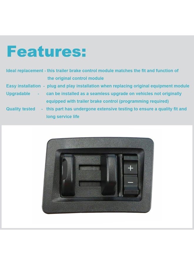 Ensun HC3Z2C006AA in-Dash Trailer Brake Controller Module for 2017-2020 Ford F250 F350 F450 F550 Super Duty - Image 2