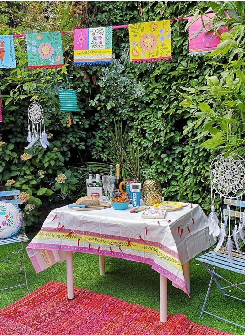 توكينج تيبلز غطاء طاولة بوهيمي (180 سم × 120 سم) - Image 1