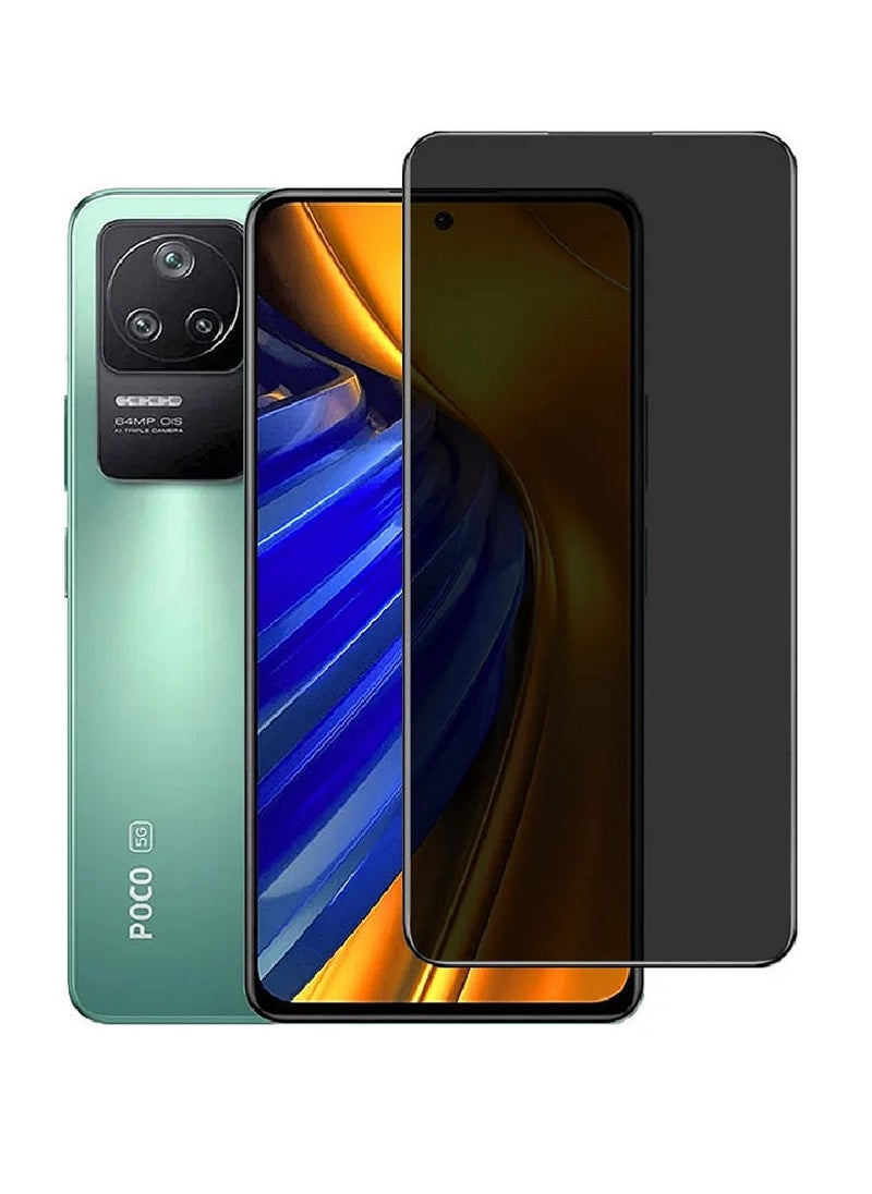 Super Tempered Glass Screen Protector Anti-Spy Privacy Designed For Xiaomi Poco F4 Full Screen Coverage And Bubble Free - Image 1