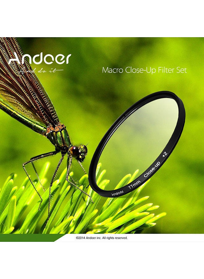 ANDOER 52mm Macro Close-Up Filter Set +1 +2 +4 +10 with Pouch for Nikon D7200 D5200 D3200 D3100 Canon Sony Pentax DSLRs  - Image 4