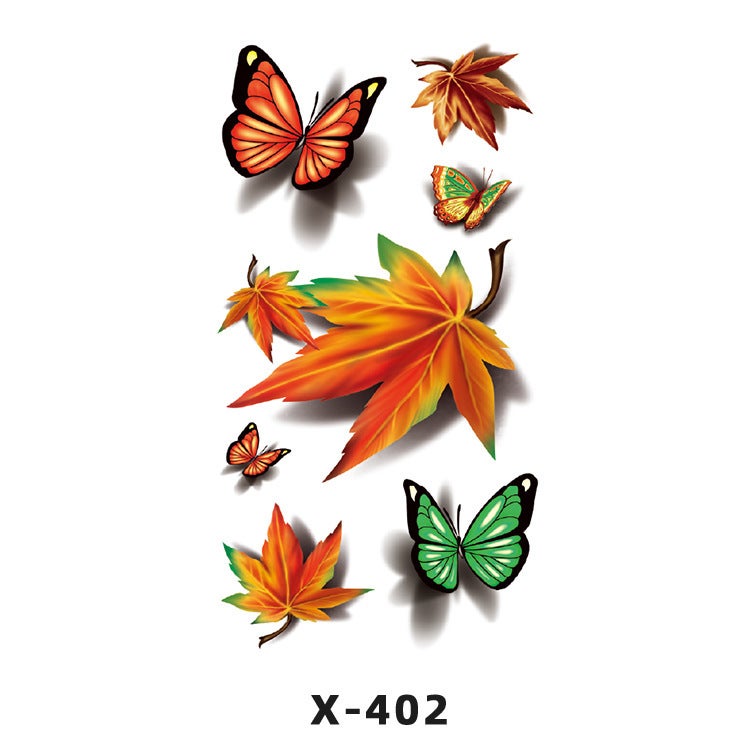 Personalized Small Pattern Tattoo Stickers Flowers Butterfly Small Fresh Tattoo Stickers Factory Supply - Image 1