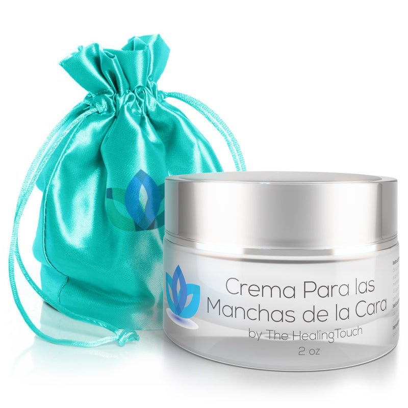 Healing Touch Crema Elimina Manchas Obscuras Acne Sol Edad y Arrugas  Humectante Facial Antiarrugas 2 oz