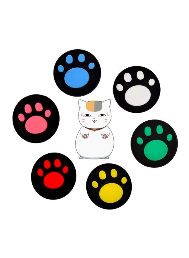 general Nintendo Switch OLED Cat Claw Rocker Cap Moving Mori Rocker Cap Silicone Cap Lite Cat Claw Rocker Cap-Product Color:One Heart-shaped Cat Claw Yellow On White Background - Image 4