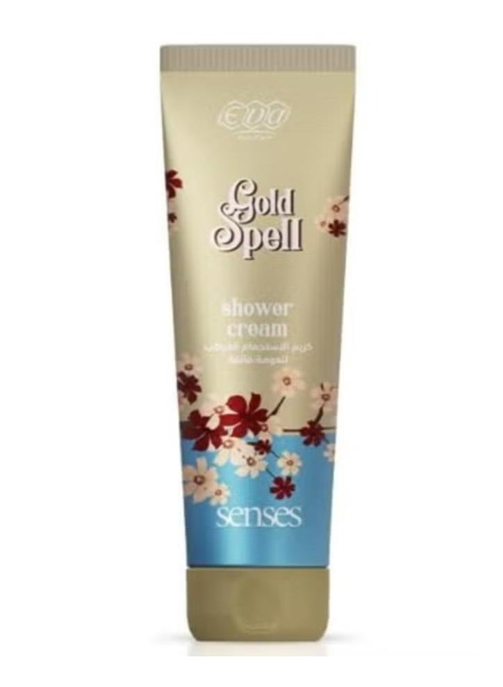 Eva Skin Care Senses Body Splash - Gold Spell 240 Ml & Skin Care Senses Shower Cream Gold Spell 250 Ml & Skin Care Senses Body Lotion Gold Spell 240 Ml Bundle - Image 3