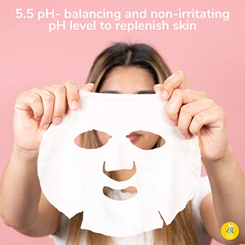 FACETORY K Beauty Face Mask Skin Care - OATS MY BANANAS CALMING Sheet Mask with Oat Extract | Milky Essence Soothes & Moisturizes (5 Pack) - Image 4
