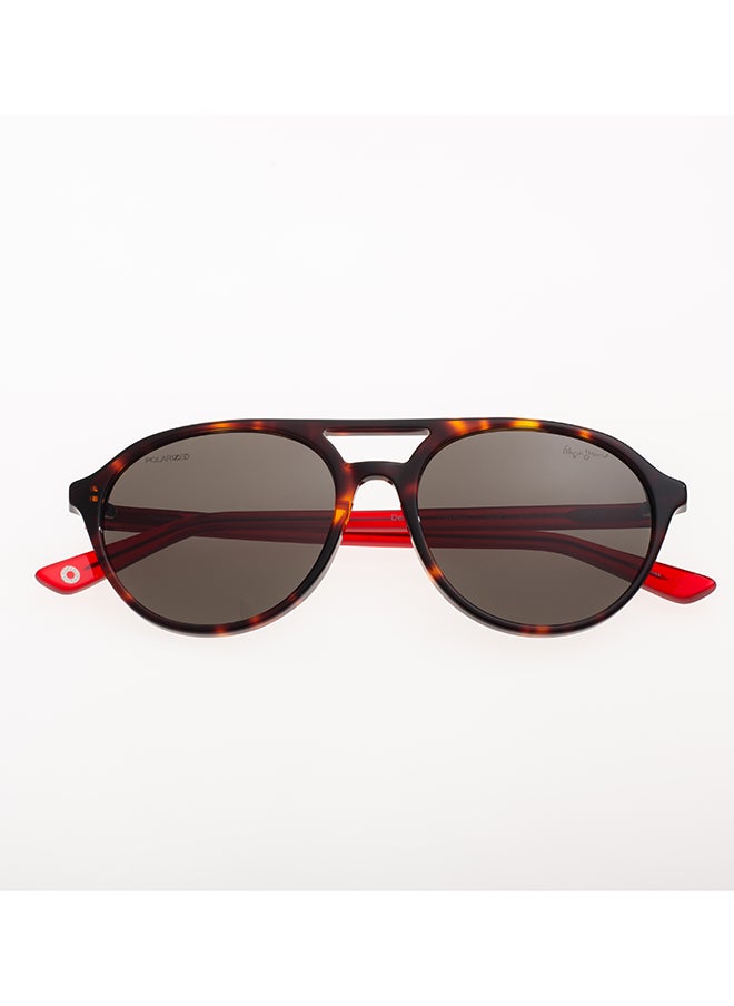 Pepe Jeans نظارة شمسية أفياتور للرجال - PJ7402 - مقاس العدسة: 54 مم  - Image 1