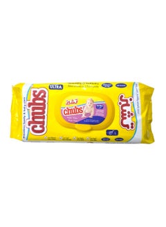 Chubs Family and baby wipes, aloe vera and chamomile flowers 
