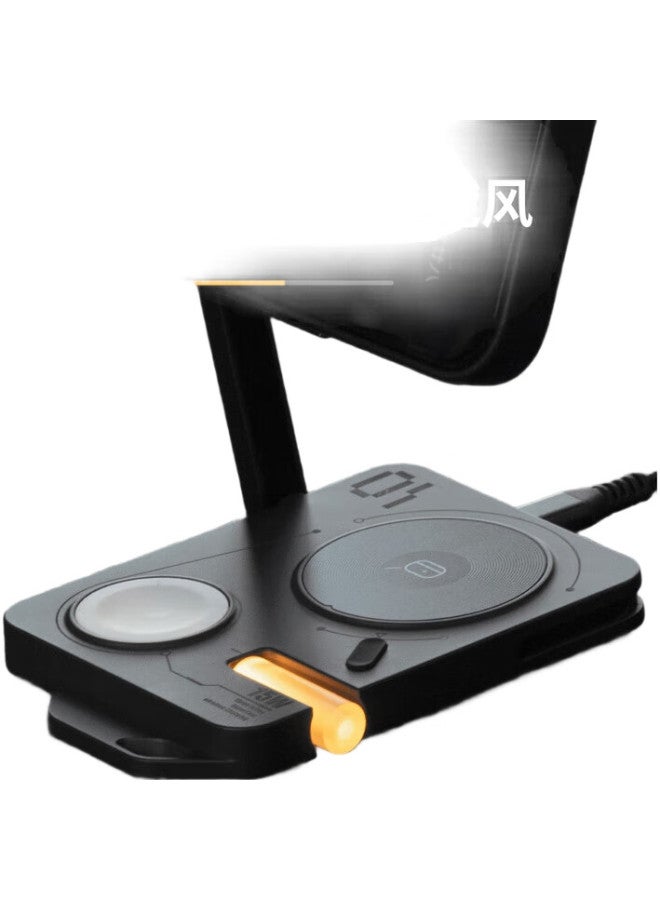 aurumé M01 4-In-1 Foldable Wireless Charger Stand With Magsafe Magnetic Fast Charging Station For Apple (Qi Certified) - Image 3