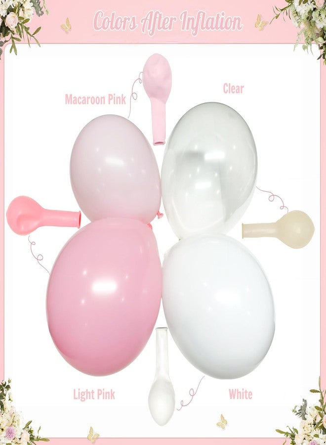 NUTTYBASH Light Pink Balloon Arch Kit, 126Pcs Baby Pink and White Balloon Garland Kit for Wedding Birthday Baby Shower Gender Reveal Bridal Shower Party Decorations - Image 4