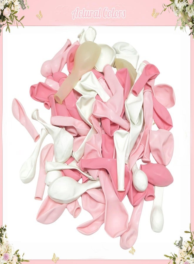 NUTTYBASH Light Pink Balloon Arch Kit, 126Pcs Baby Pink and White Balloon Garland Kit for Wedding Birthday Baby Shower Gender Reveal Bridal Shower Party Decorations - Image 5