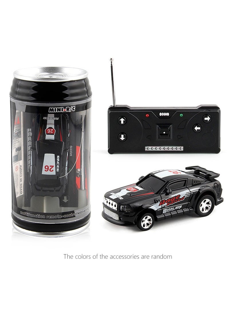 AROAQ Mini Rc Car, Remote Control Micro Racing Car,  Battery Operated Racing Sports Car,  Racing Car Toy With Lightening For Children, (Black) - Image 1
