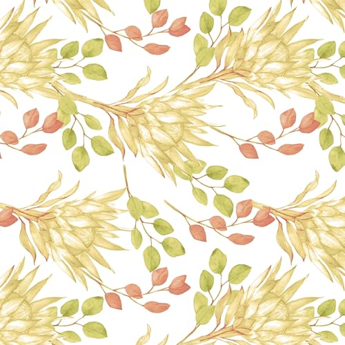 Home Ecstasy 140 TC 100% Cotton Single Floral Bedsheet with 1 Pillow Cover - (Size 59 x 87 inches, 140 TC, Colour - Multi: Tangerine) - Image 4