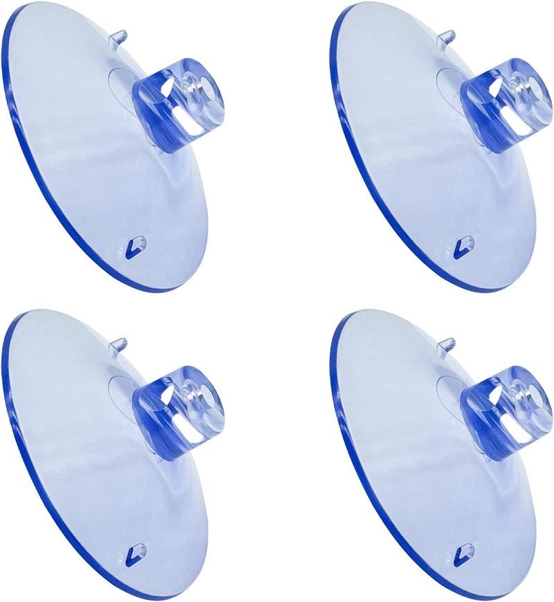 4 × كوب شفط، كوب شفط مقاس 3.14 بوصة لسرير القطط النافذة، كوب شفط من PVC سميك بديل لملحقات سرير القطط النافذة ومقعد وأرجوحة، إكسسوارات الحيوانات الأليفة (أ) - Image 1