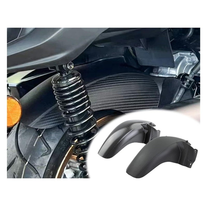 Carbon Fiber Extended Rear Mudguard For XMAX300 2017 2024 Model - Image 3