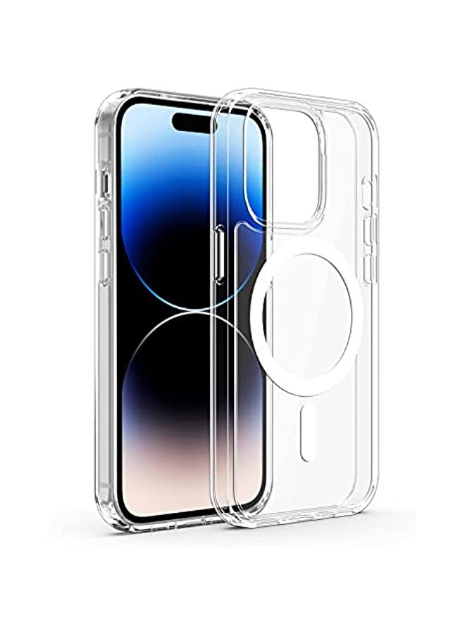erorex leChivée for iPhone 14 Pro Max Mag Safe Case, Magnetic iPhone 14 Pro Max Case Compatible with MagSafe, Crystal Clear Anti-Yellowing Scratch Resistant Phone Cover for iPhone 14 Pro Max 6.7 inch 2022  - Image 1