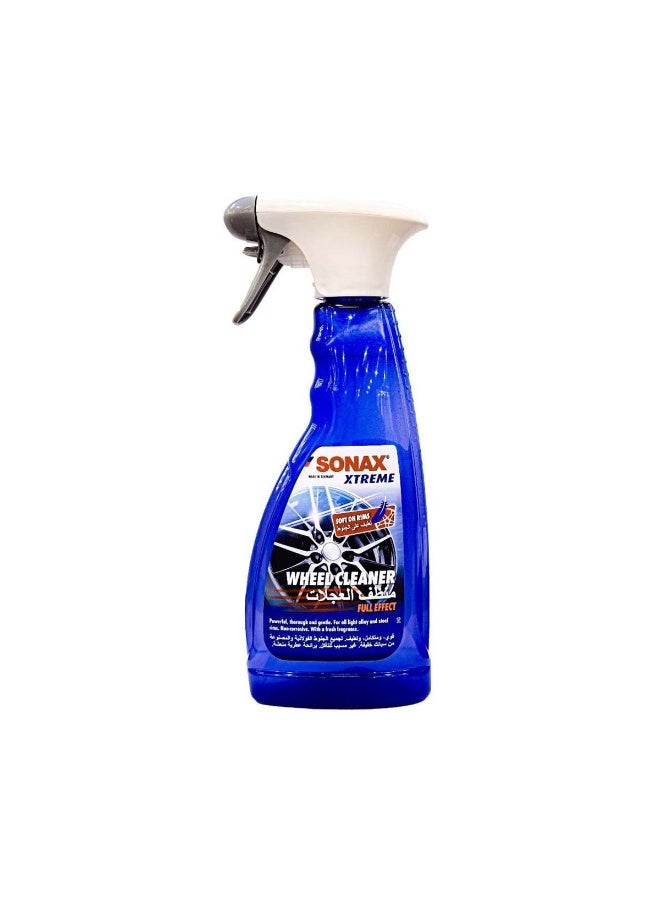 SONAX Xtreme Wheel Cleaner Full Effect 500ml Wheel Rim Cleaner Spray for Alloy Wheels Brake Dust Remover Fast Acting Wheel Care Solution Safe for Steel Chrome Painted and Aluminum Wheels Automotive Detailing Cleaner