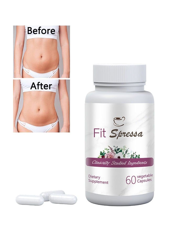 BIYODE Fit Spresso Clinically Studied Ingedients Weight Loss Management, Health Support Supplements, 60 Vegetable Capsules - Image 1