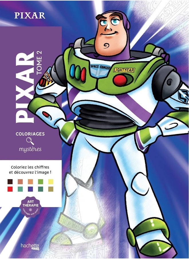 null - HACHETTE PRAT Coloriages Mystères Pixar (Tome 2) - Image 1