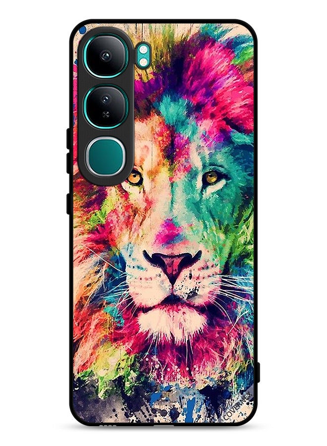 Covernex vivo Y300 5G Protective Case Cover Lion Paint Art - Image 1
