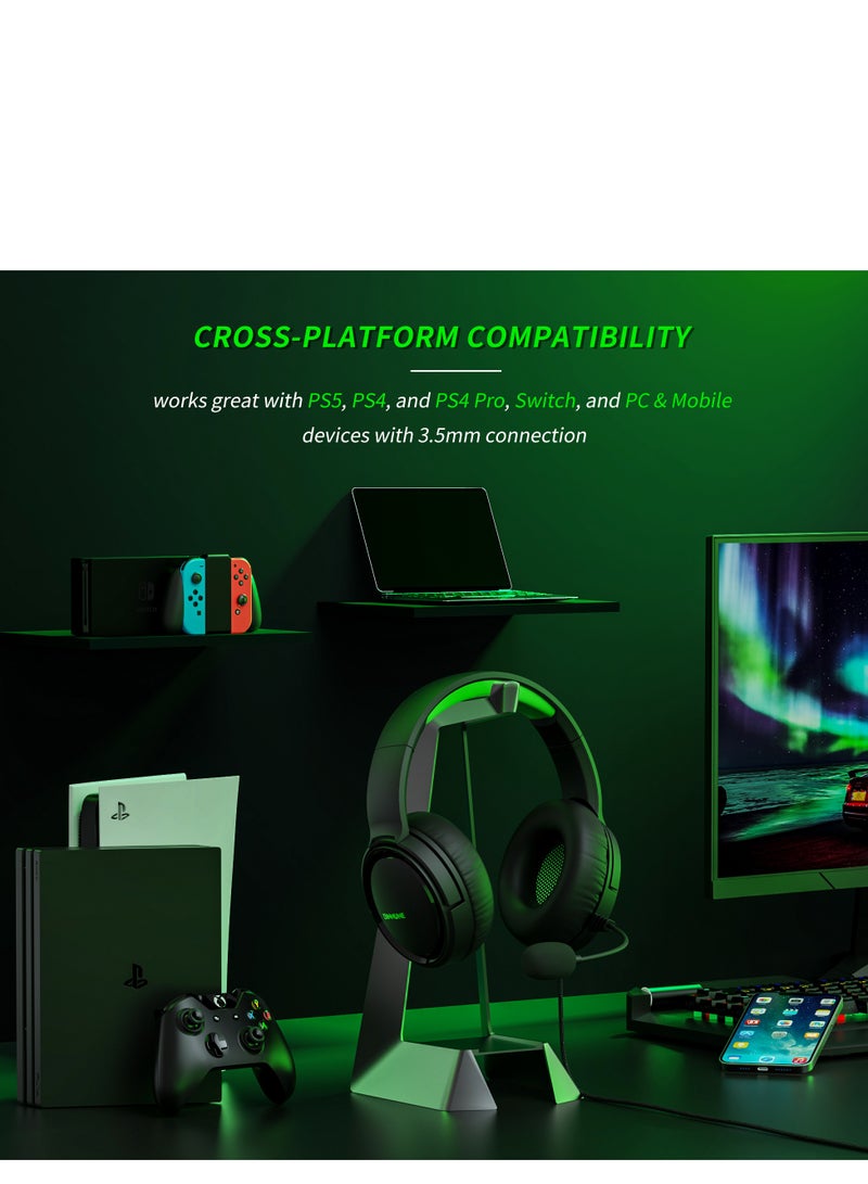 بنيون سماعة ألعاب سلكية BG02 مع ميكروفون سماعة ألعاب مع ميكروفون - Image 4