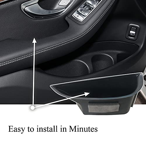 VESUL Front Row Door Side Organizer Compatible with Mercedes Benz GLC GLC250 GLC300 GLC350 GLC43 AMG C-Class Sedan C300 C450 C63 AMG W205 2015-2022 Armrest Phone Container Storage Box Handle Pocket - Image 4