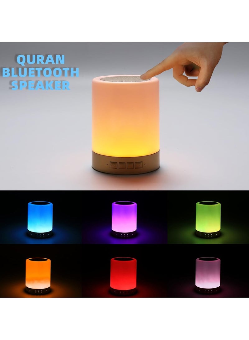 سماعة القرآن الذكية بإضاءة LED ولمس – بلوتوث وتحكم عن بُعد | 16 قارئ و18 ترجمة، تلاوات وأدعية ورقية شرعية وصحيح البخاري ومسلم - Image 3