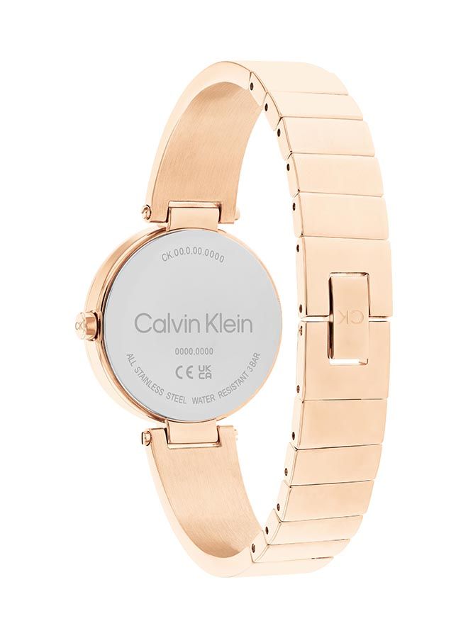 CALVIN KLEIN Women's Analog Round Shape Stainless Steel Wrist Watch 25200308 - 30 Mm - Image 2