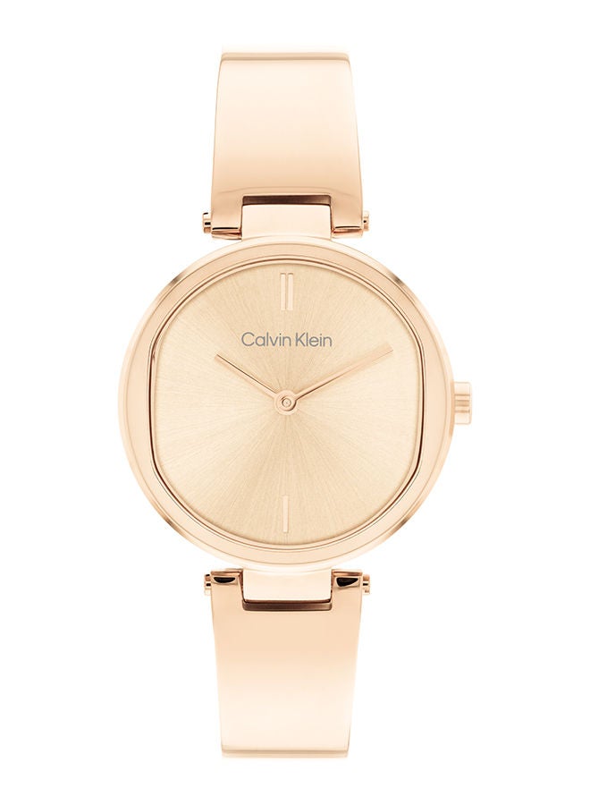 CALVIN KLEIN Women's Analog Round Shape Stainless Steel Wrist Watch 25200308 - 30 Mm - Image 1
