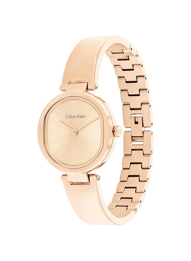 CALVIN KLEIN Women's Analog Round Shape Stainless Steel Wrist Watch 25200308 - 30 Mm - Image 3