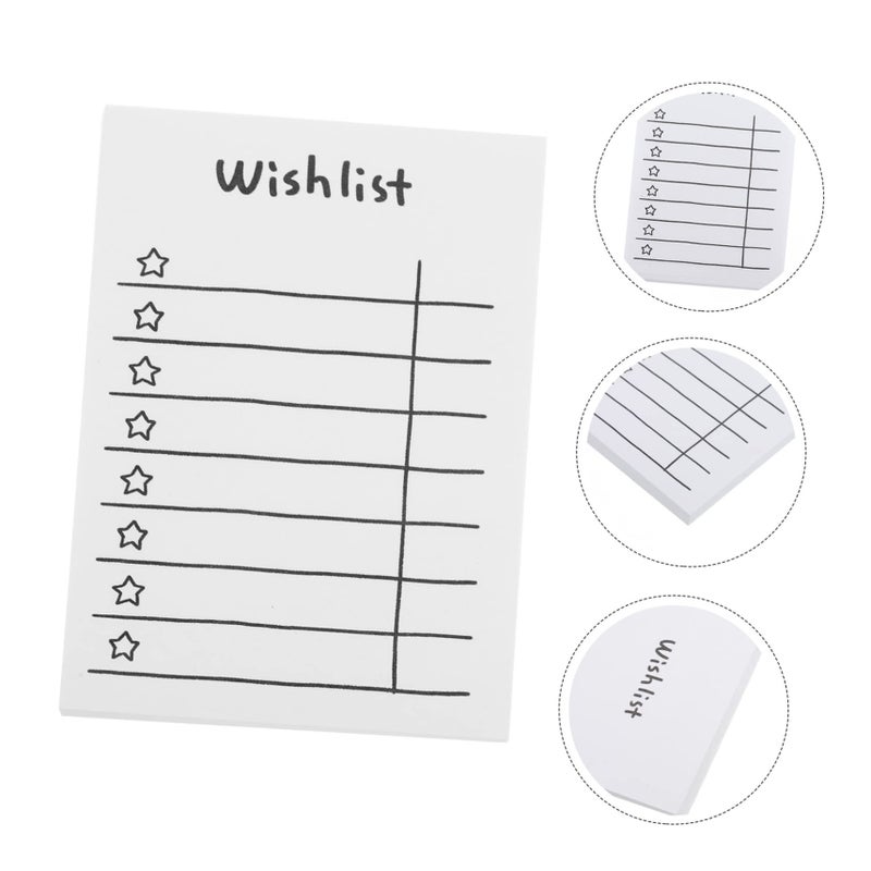 White Ruled Lined Nonstick Memo Pad Notebook for School Office Note Paper - Image 4