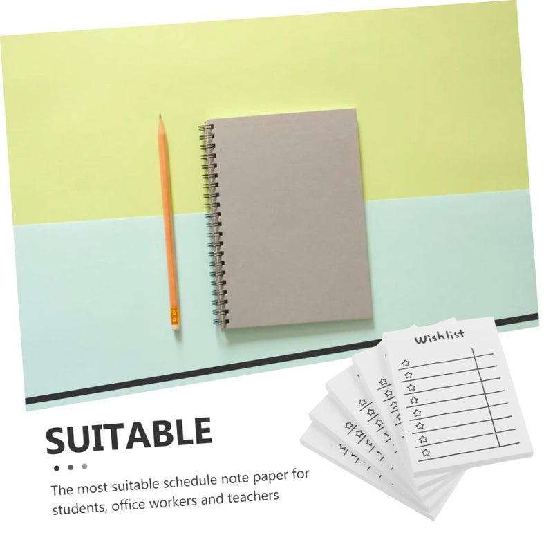 White Ruled Lined Nonstick Memo Pad Notebook for School Office Note Paper - Image 3