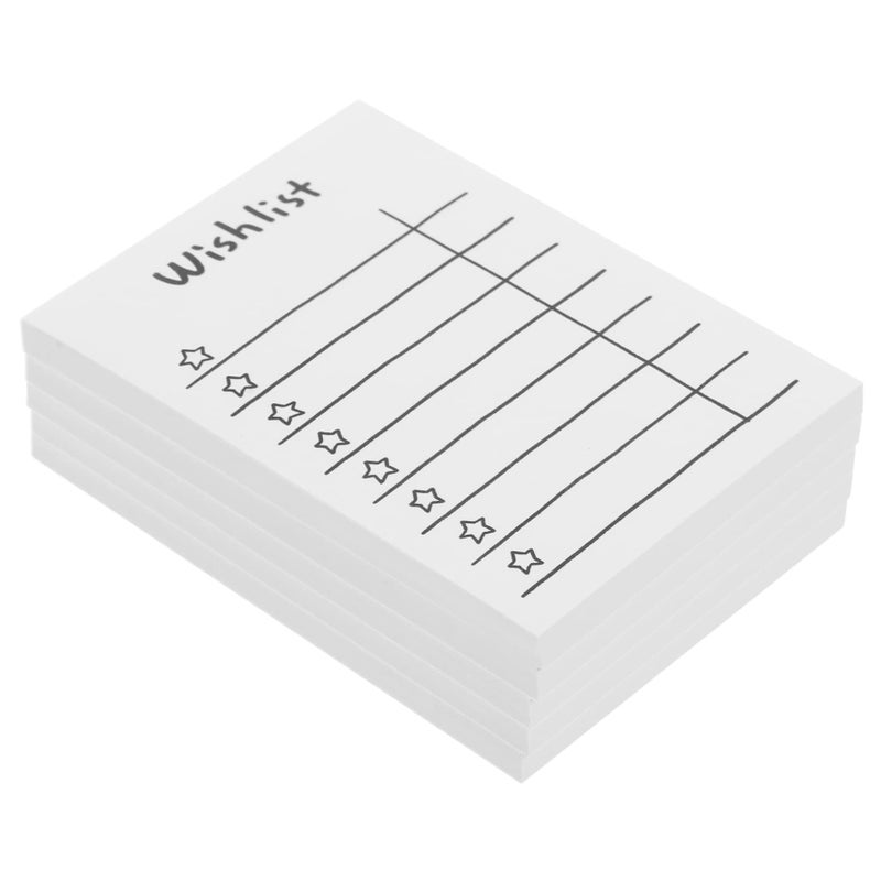 White Ruled Lined Nonstick Memo Pad Notebook for School Office Note Paper - Image 2