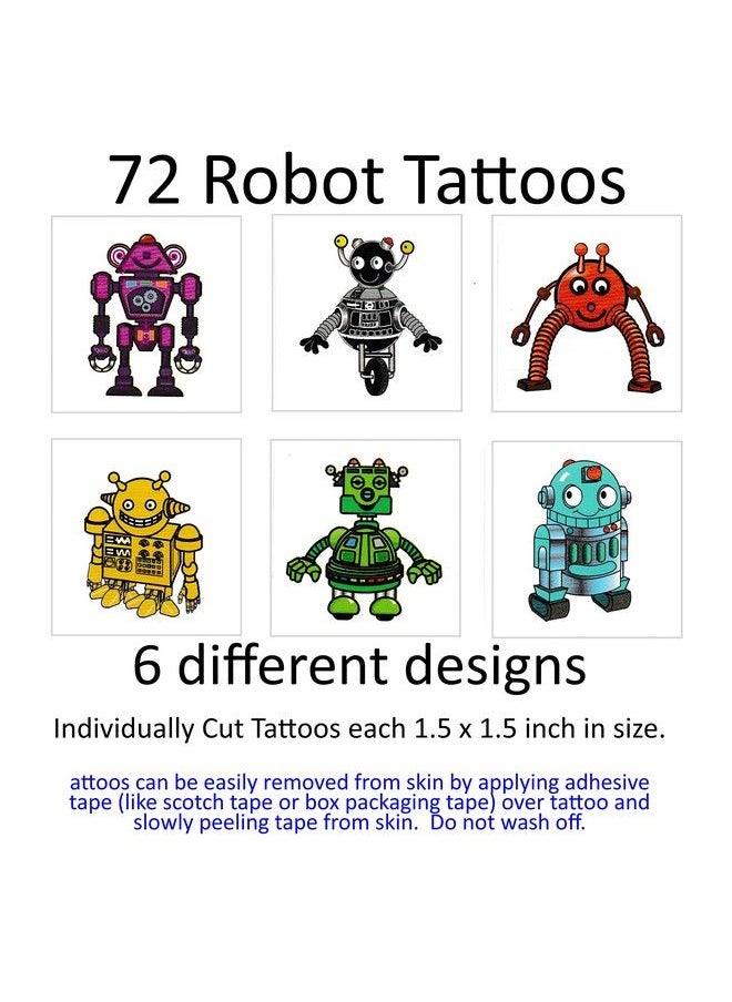 Generic - 120 Pc Robot Birthday Party Favors For Kids Pack (Great For Goodie Bags For Kids Birthday, Return Gifts For Kids Birthday, Boys Party Favors, Robot Party Supplies & Robot Stocking Stuffers) - Image 1