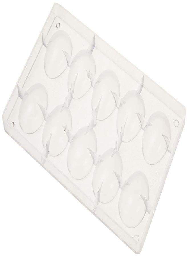 Decora 50050 Egg Polycarbonate Mould with 10 Cavities, 27.5 x 17.5 x 3.5 cm - Image 2