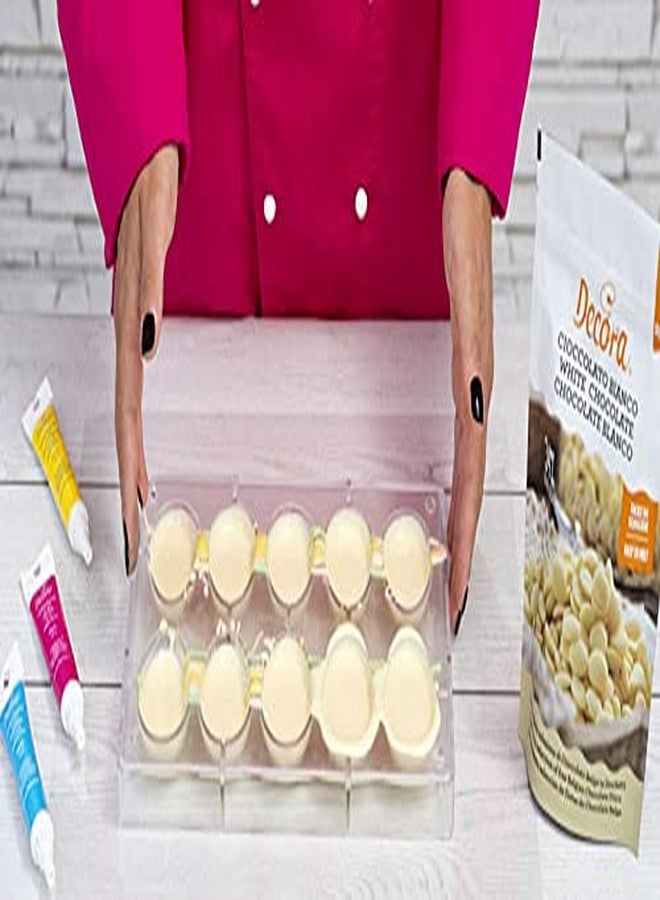 Decora 50050 Egg Polycarbonate Mould with 10 Cavities, 27.5 x 17.5 x 3.5 cm - Image 4