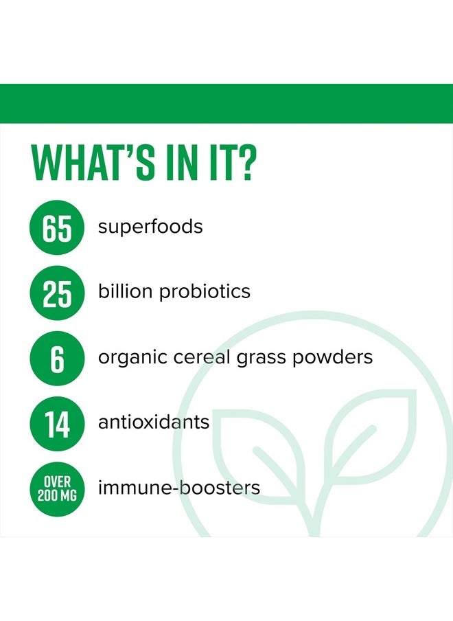 Vibrant Health - , Green Vibrance, Vegan Superfood Powder, 83 Servings (FFP) - Image 1