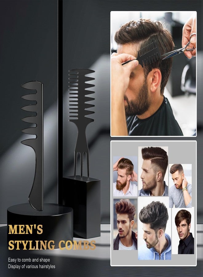 DUAIU Hair Brush Set, 5 PCS Paddle Brush and Hair Comb for Men Women, Paddle Detangling Brush Vented Brush Wide Tooth Comb for Curls Straight Thick Fine Wet or Dry Hair Care Styling - Image 5