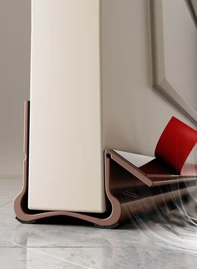 FAVZCBVIN Door Draft Stopper Under Door Seal, 1 Pcs Under Door Draught Excluder, 93x4cm Noise Blocker Window Breeze Blocker Adjustable Door Sweeps - Image 1