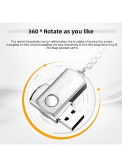 Generic [High Speed Sufficient] U Disk 16G/32G/64G/128G Computer Mobile Phone Dual-purpose Student Office Car USB Disk-Color:Silver-Capacity:64G  - Image 5
