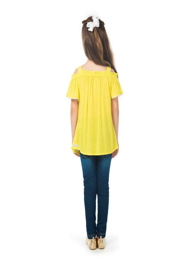 شيري كرامبل تشيري كرامبل كاليفورنيا بيبي-غيرلز فلورال ريجولار (CTWSG-TOP-3_Yellow 9-12 months) - Image 2