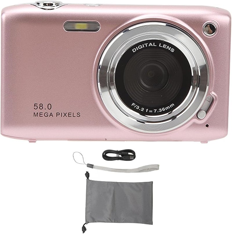 Type 2 Digital Camera 58MP 4K HD 16X Zoom 2.88 Inch Screen Macro Timed Photography - Image 2