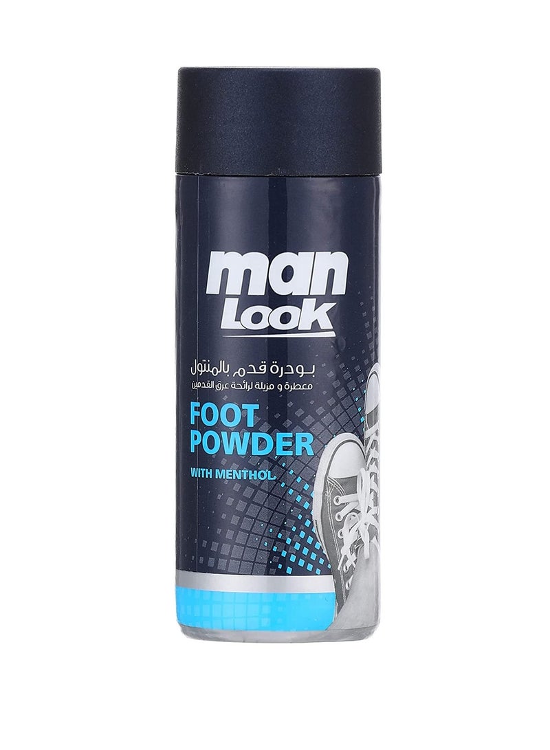 Man look Foot Powder with menthol 50 gm - Image 1