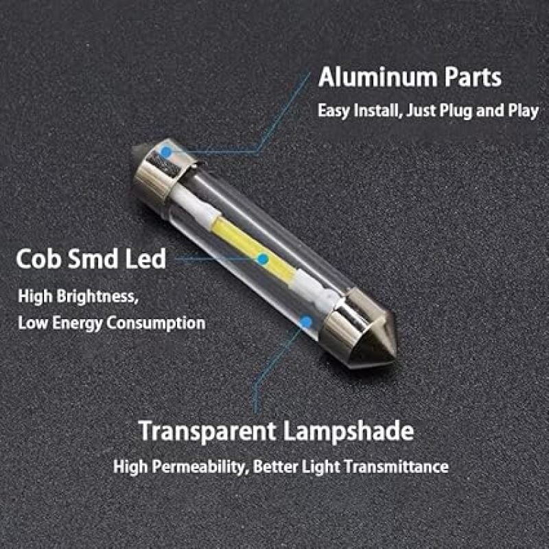 RV Refrigerator Light 2Pcs 41mm Bright 130 Lumens 6000K White Light With 360-Degree Beam Angle Fridge LED Bulb - Energy-Saving 1W LED 50000-Hour Lifespan 12V LED Replacement for RVs, Campers, Trailers - Image 5