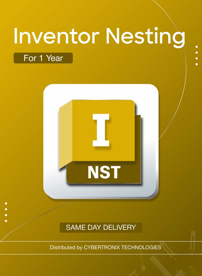 Autodesk Inventor Nesting – 1 Year Subscription | Digital License