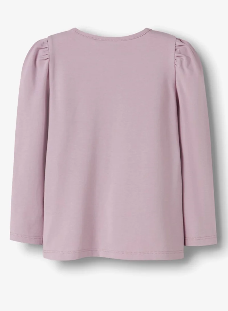 نيم ات تيشيرت أطفال بطبعة هالو كيتي وياقة دائرية