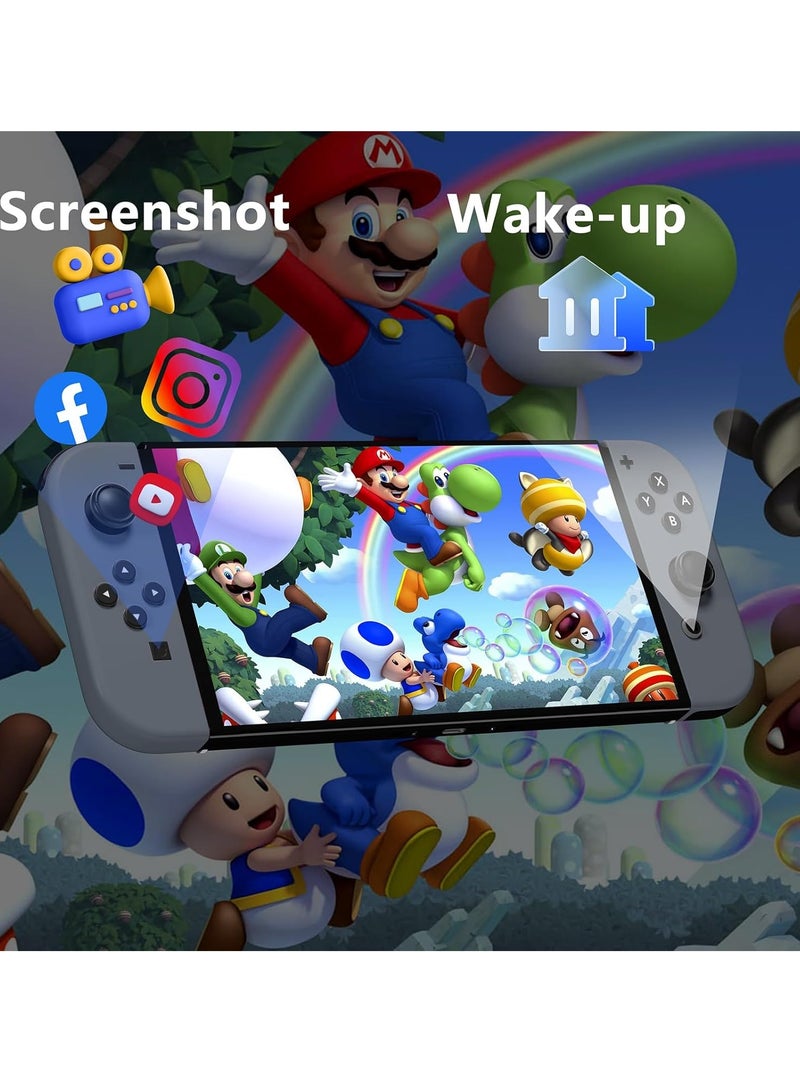 General Controller for Nintendo Switch  Replacement Wireless L/R Controller with Double Vibration Support Wake-up and Screenshot  - Image 4