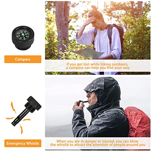 Yeacool Camping Shovel, (24.21'') Survival Off Road E Tool Folding Shovel with Pickaxe, Portable Bag, High Carbon Steel, for Digging, Backpacking, Hiking, Gardening, Emergency, Outdoor - Image 5