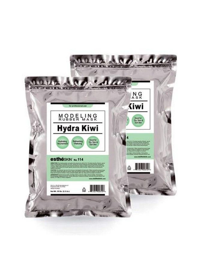 estheskin No.114 Hydra Kiwi Modeling Mask Powder For Professional Facial Treatment 35 Oz. (2 Pack)  - Image 1